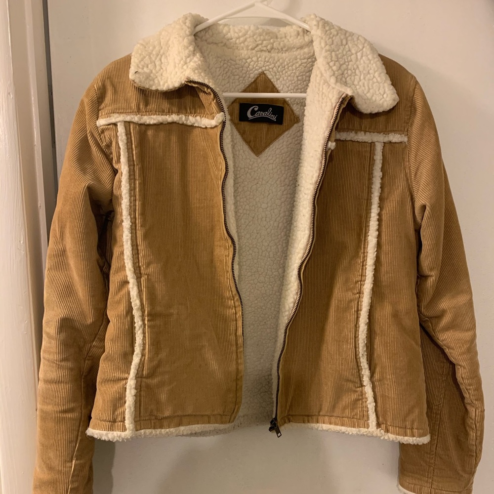 Corduroy Sherpa Lined Jacket